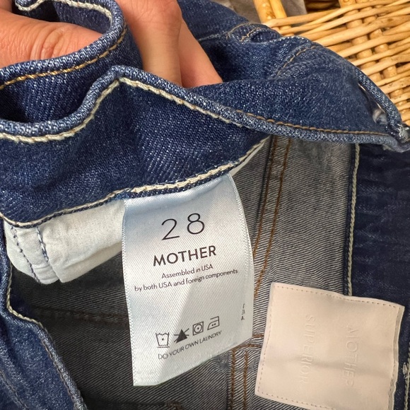 MOTHER womens  The Pinch Sneak Bad Reputation Wide Leg Jean - Picture 5 of 7